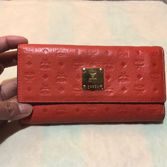MCM Handbags - SOLD❤️Authentic MCM 3 fold leather wallet